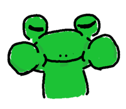 ribbitfrog sticker #4404857