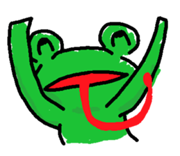 ribbitfrog sticker #4404861