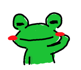 ribbitfrog sticker #4404862