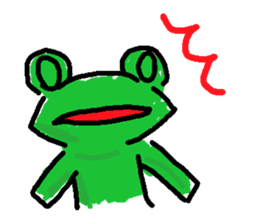 ribbitfrog sticker #4404867
