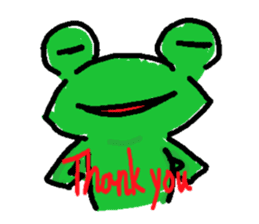 ribbitfrog sticker #4404871