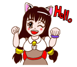 Cat girls Stickers sticker #4404992