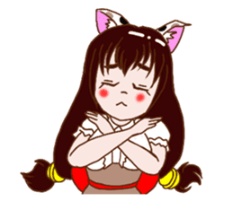 Cat girls Stickers sticker #4404994