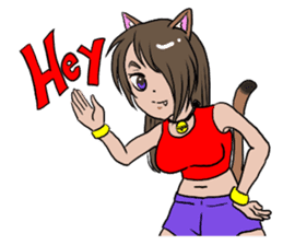 Cat girls Stickers sticker #4405006