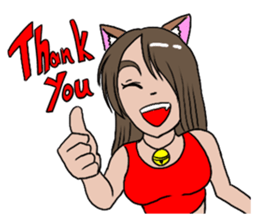 Cat girls Stickers sticker #4405007