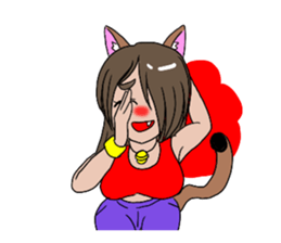 Cat girls Stickers sticker #4405010