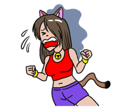 Cat girls Stickers sticker #4405011