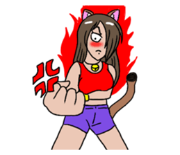 Cat girls Stickers sticker #4405015
