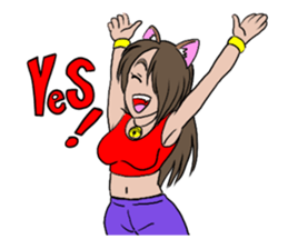 Cat girls Stickers sticker #4405017