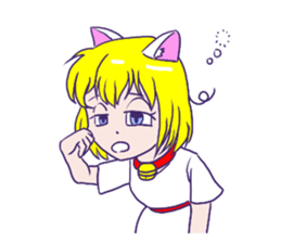 Cat girls Stickers sticker #4405031