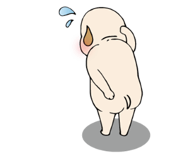 THE PLUMP DOG sticker #4405034