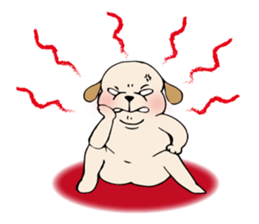 THE PLUMP DOG sticker #4405046