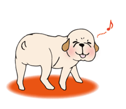 THE PLUMP DOG sticker #4405068