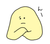 yellow rice cake sticker #4405312