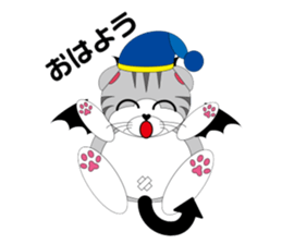 Angels and Demons? ! Tweets Scottish-cat sticker #4405676