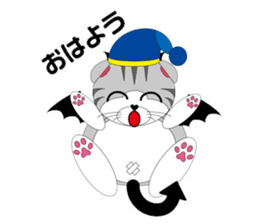 Angels and Demons? ! Tweets Scottish-cat sticker #4405676
