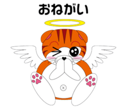 Angels and Demons? ! Tweets Scottish-cat sticker #4405685