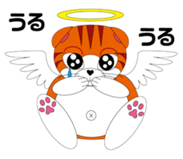 Angels and Demons? ! Tweets Scottish-cat sticker #4405698