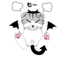 Angels and Demons? ! Tweets Scottish-cat sticker #4405699