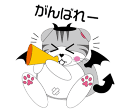 Angels and Demons? ! Tweets Scottish-cat sticker #4405701