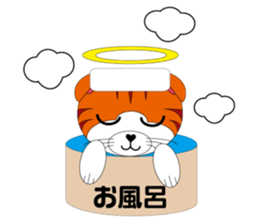 Angels and Demons? ! Tweets Scottish-cat sticker #4405709