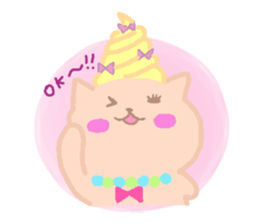 Cute cat TROIS sticker #4406352