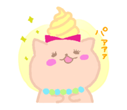 Cute cat TROIS sticker #4406359