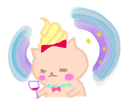 Cute cat TROIS sticker #4406363