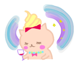 Cute cat TROIS sticker #4406363