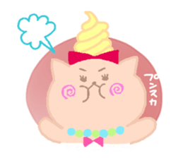 Cute cat TROIS sticker #4406365