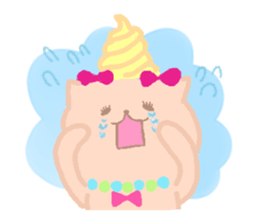 Cute cat TROIS sticker #4406370