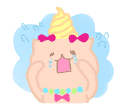 Cute cat TROIS sticker #4406370