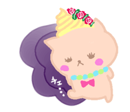 Cute cat TROIS sticker #4406372