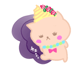 Cute cat TROIS sticker #4406372