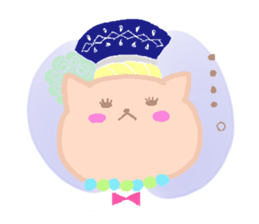 Cute cat TROIS sticker #4406385