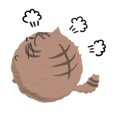 Round of Cat sticker #4406554