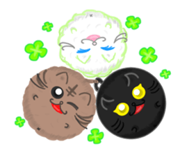 Round of Cat sticker #4406573