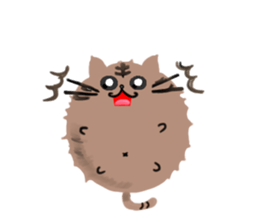 Round of Cat sticker #4406584