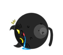 Round of Cat sticker #4406586