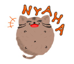 Round of Cat sticker #4406588