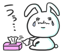 Glib rabbit sticker #4406644