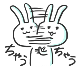 Glib rabbit sticker #4406648