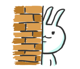 Glib rabbit sticker #4406650