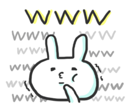 Glib rabbit sticker #4406671