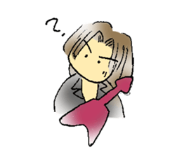 V Guitar player sticker #4406766