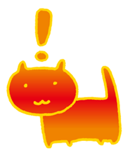 Psychedelic cats sticker #4407041