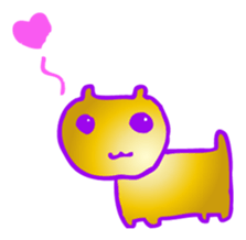 Psychedelic cats sticker #4407049