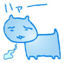 Psychedelic cats sticker #4407053