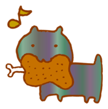 Psychedelic cats sticker #4407058