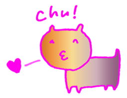 Psychedelic cats sticker #4407060